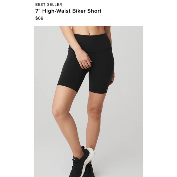 Alo biker shorts black - Picture 3 of 6